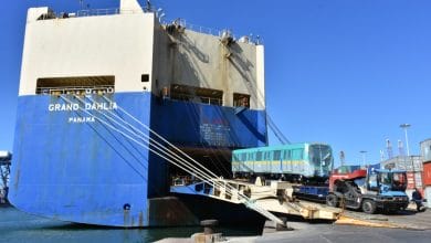 وزير النقل يعلن وصول سادس قطار مترو أنفاق مكيف جديد إلى ميناء الإسكندرية
