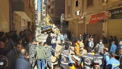 صورة محافظة الغربية: 6 وفيات و2 مصابين في انهيار عقار المحلة