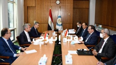 مباحثات لوزير البترول ونظيره اللبناني لاستكمال متابعة إجراءات وصول الغاز المصري