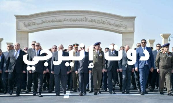 الرئيس السيسي يتقدم الجنازة العسكرية التي أقيمت للراحل المهندس شريف إسماعيل