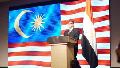 بالصور .. " رجائي نصر " سفير مصر بماليزيا يحتفل بالعيد الوطنى
