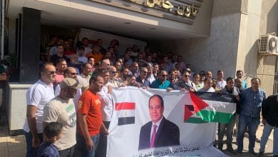 "تاون جاس" تشارك فى المسيرة التضامنية مع الشعب الفلسطيني..وتعلن تأييد قرارات الرئيس السيسى