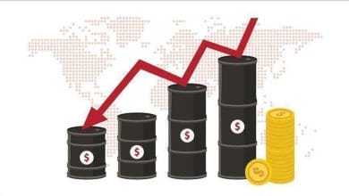 تراجع عقود النفط